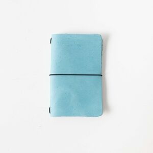 KMM & Co Aegean Blue Leather Travel Notebook